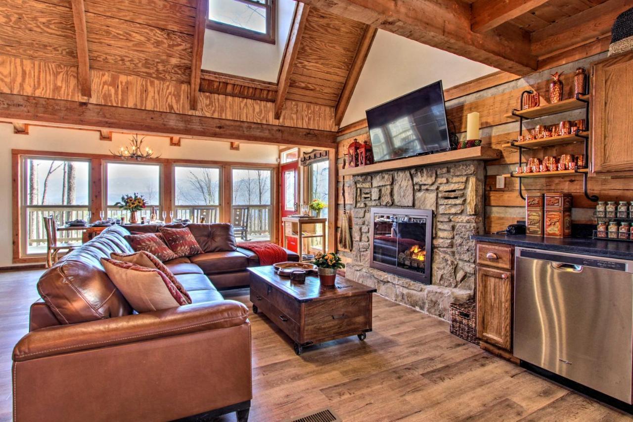 Panoramic-View Gatlinburg Cabin With Private Hot Tub 외부 사진