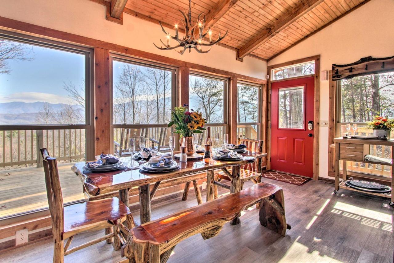 Panoramic-View Gatlinburg Cabin With Private Hot Tub 외부 사진